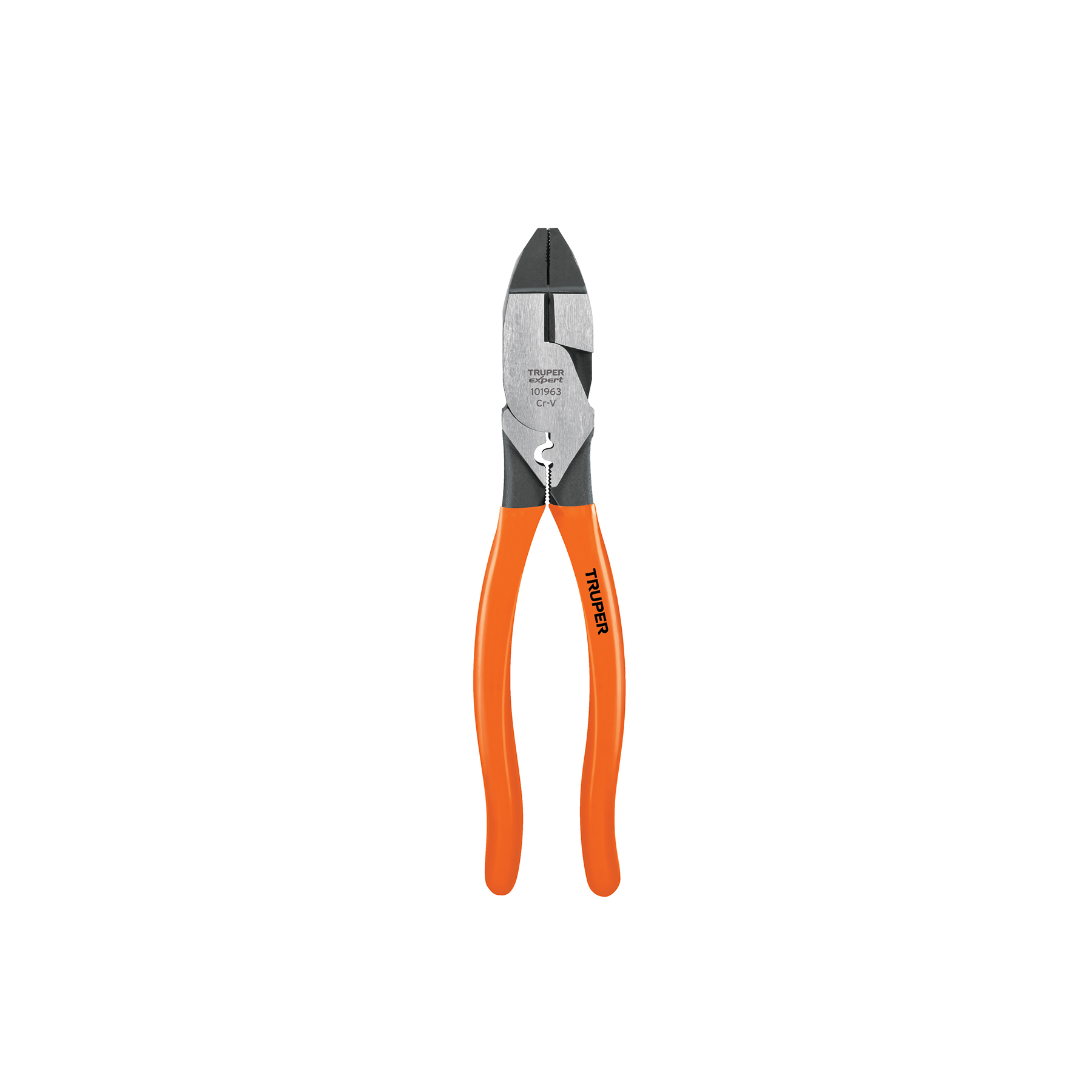 Pinza para electricista 9' c/ponchador de terminales, EXPERT