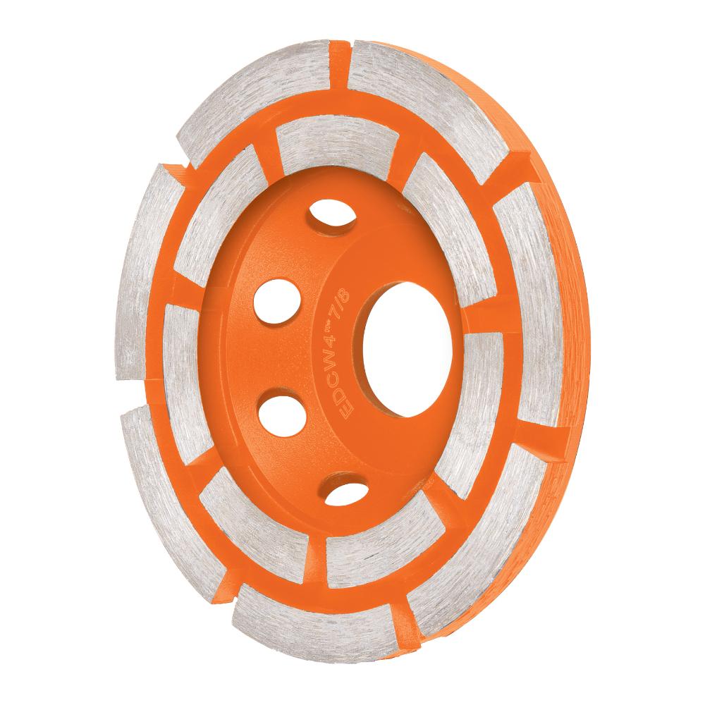 Copa de diamante doble hilera 4' x 7/8', TRUPER
