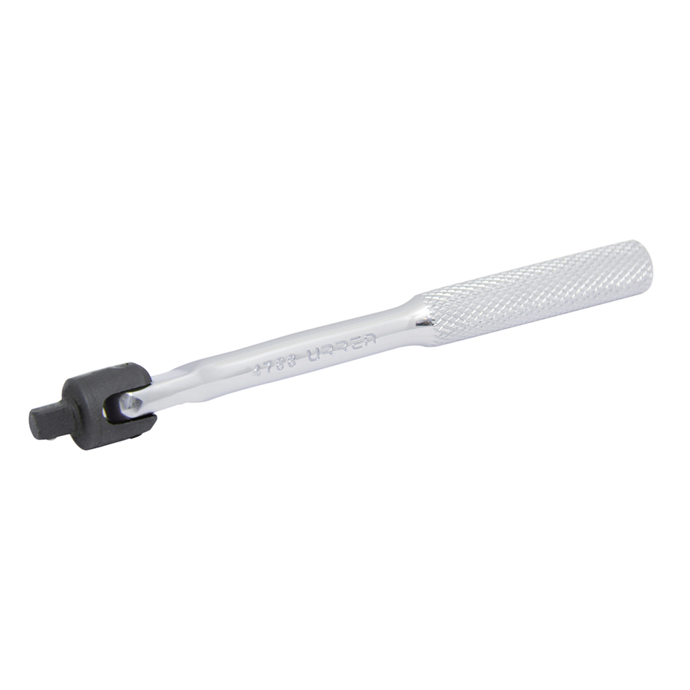 Mango articulado cromado para dado cuadro de 1/4", 13/16"