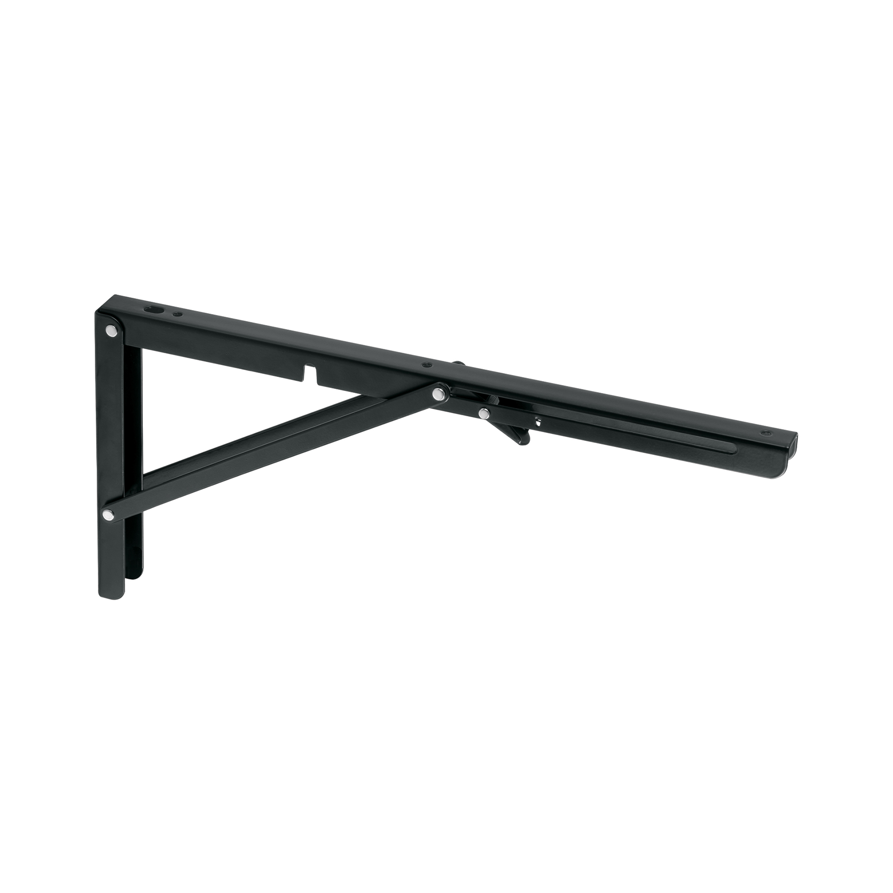 Ménsula plegable de acero negra 8' x 16', FIERO