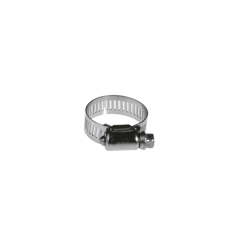 Abrazadera mini sin fin de acero inoxidable de 1/2" a 3/4"