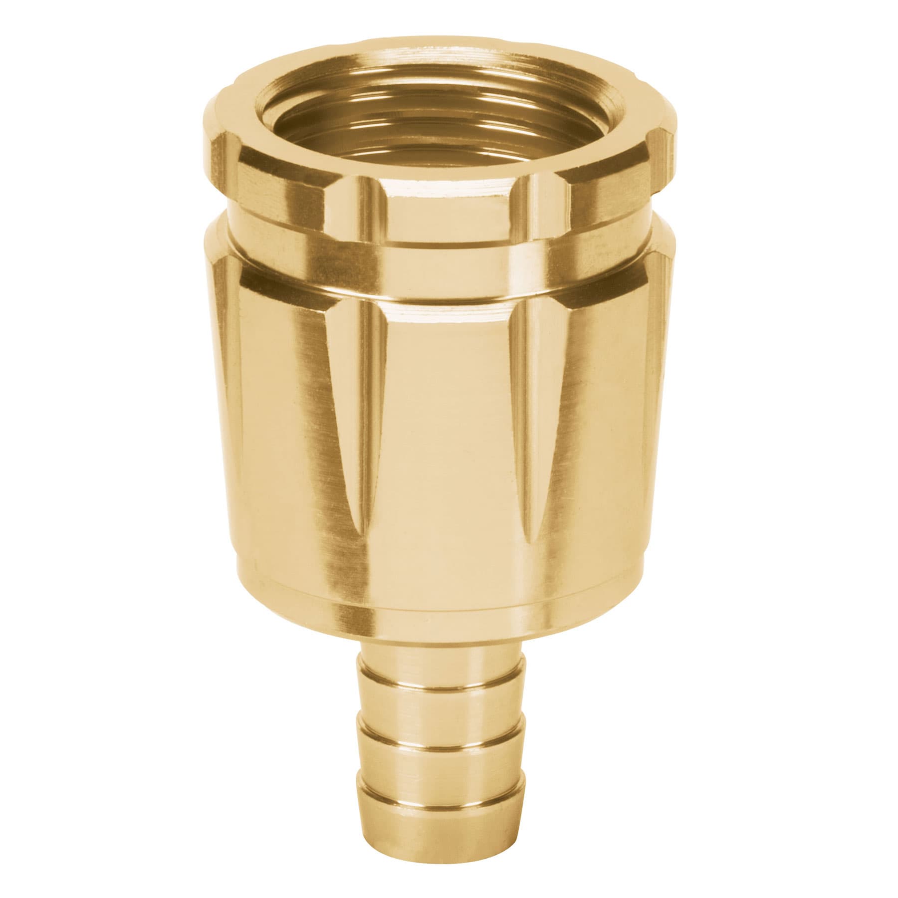 Conector 1/2' hembra robusto de aluminio, TRUPER