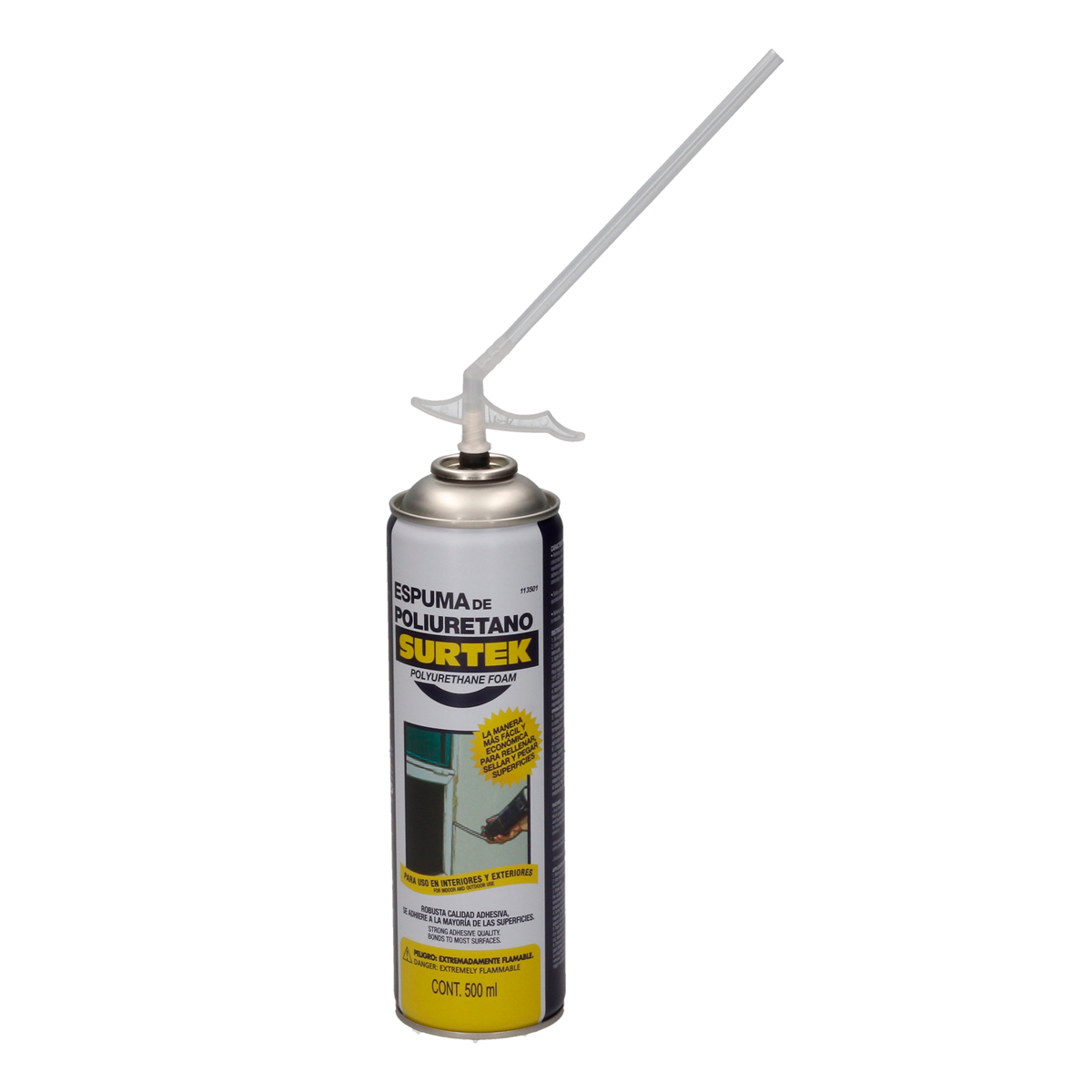 Espuma de poliuretano resistente a la temperatura, 500 ml