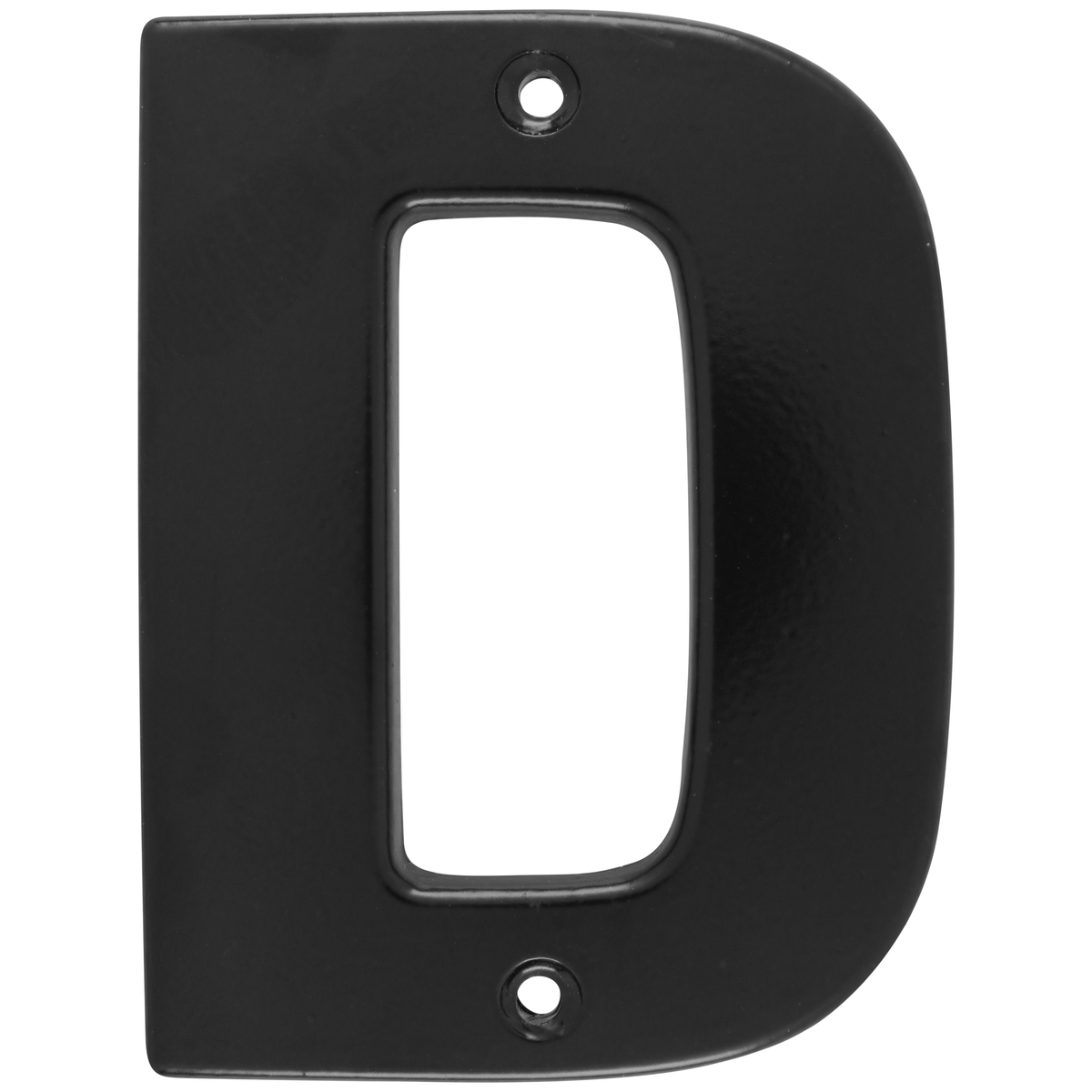 Letra D bold 4" negro