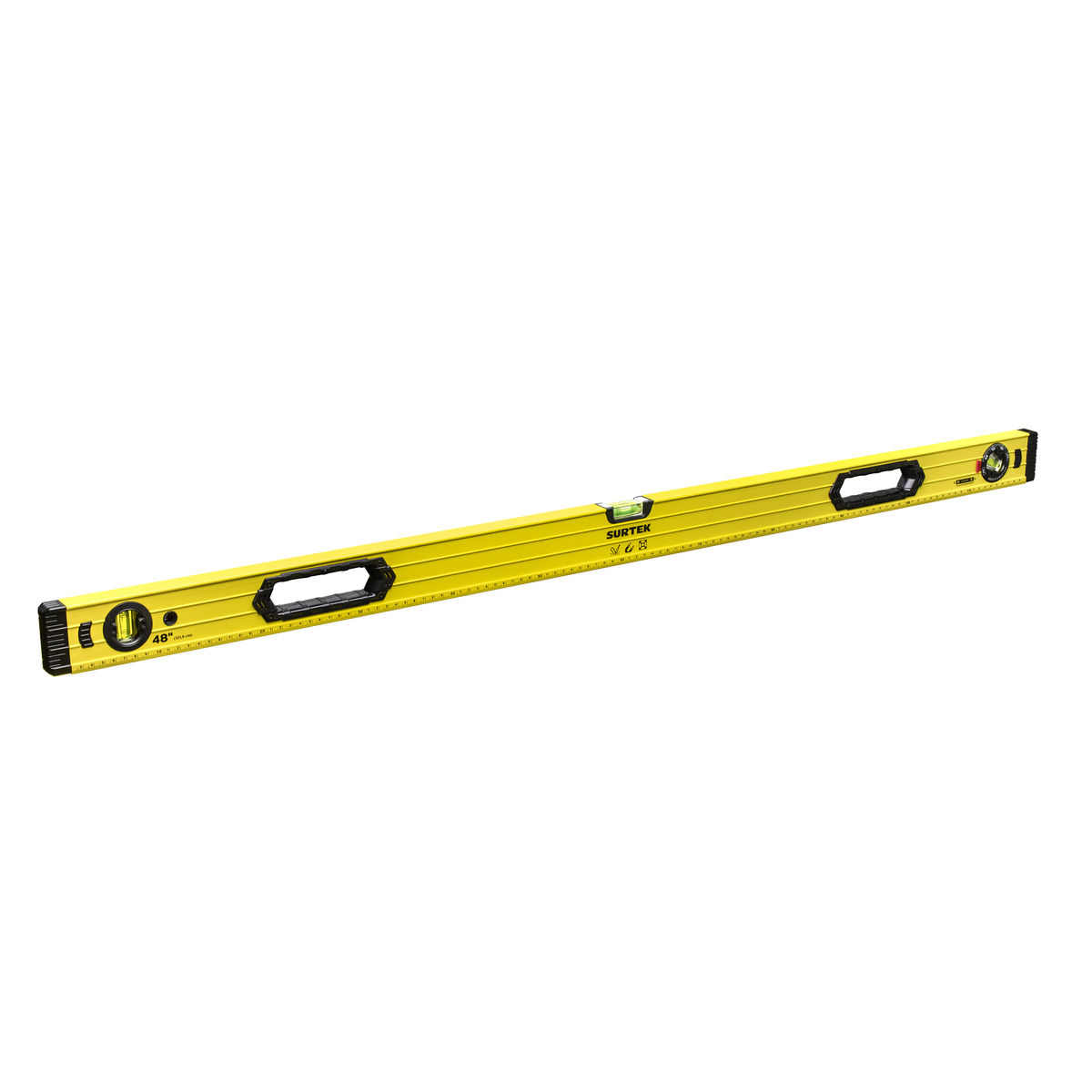 Nivel magnético anti-impacto de aluminio 48"