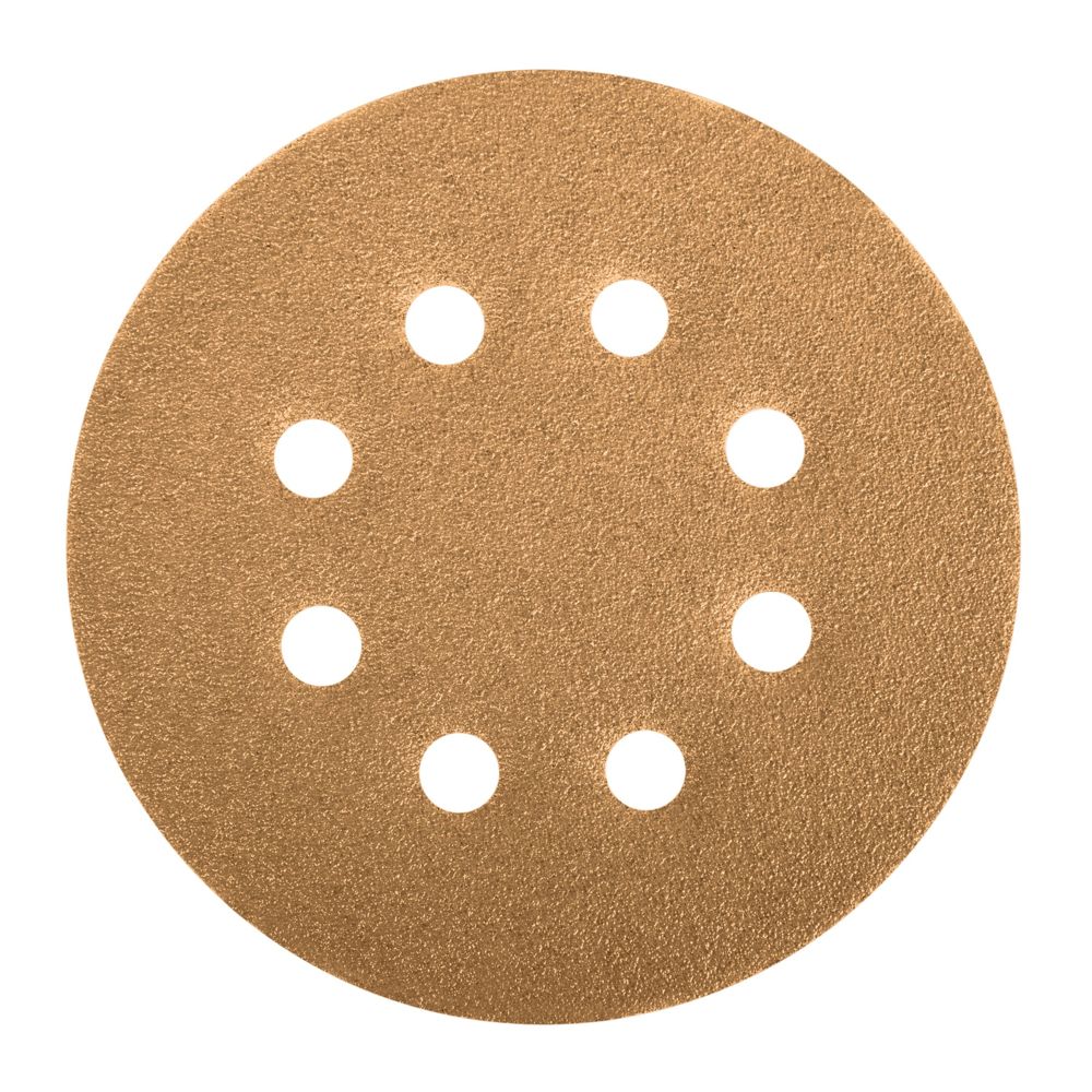 Paquete con 5 discos de lija 5' grano 320, 8 perforaciones