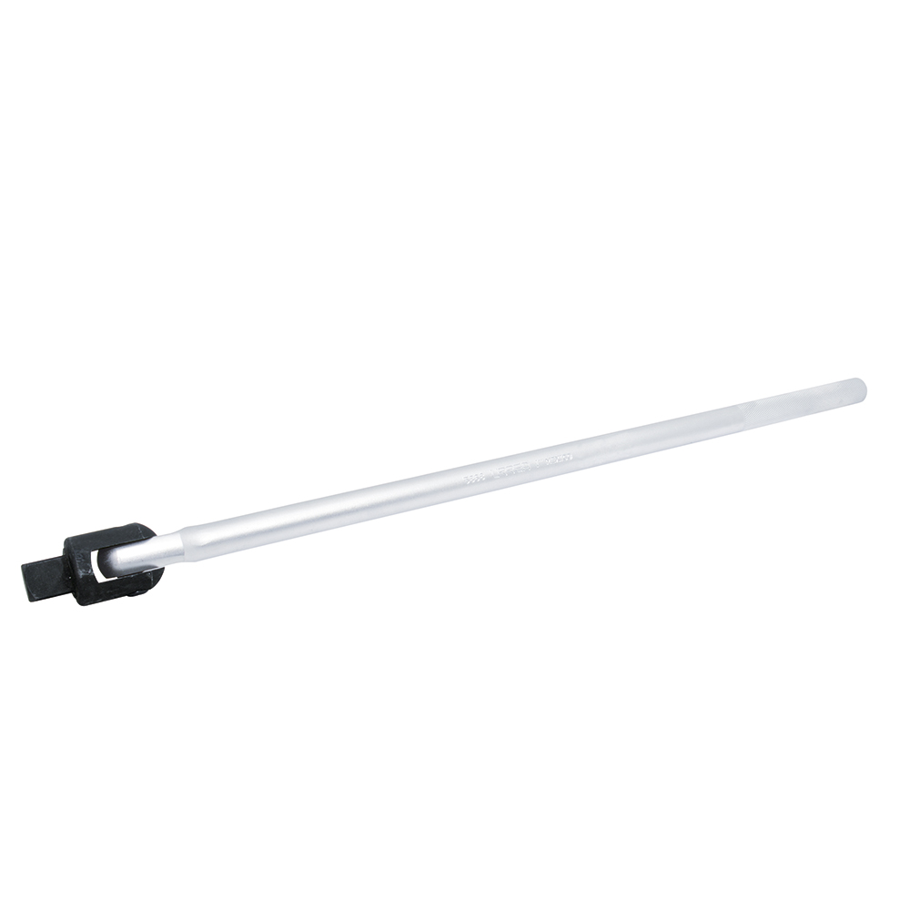 Mango articulado cromado para dado cuadro de 1", 28-1/2"