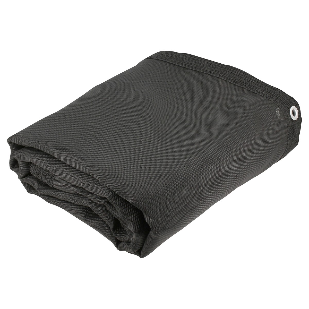 Toldo de malla sombra color negro 5 m x 3.60 m