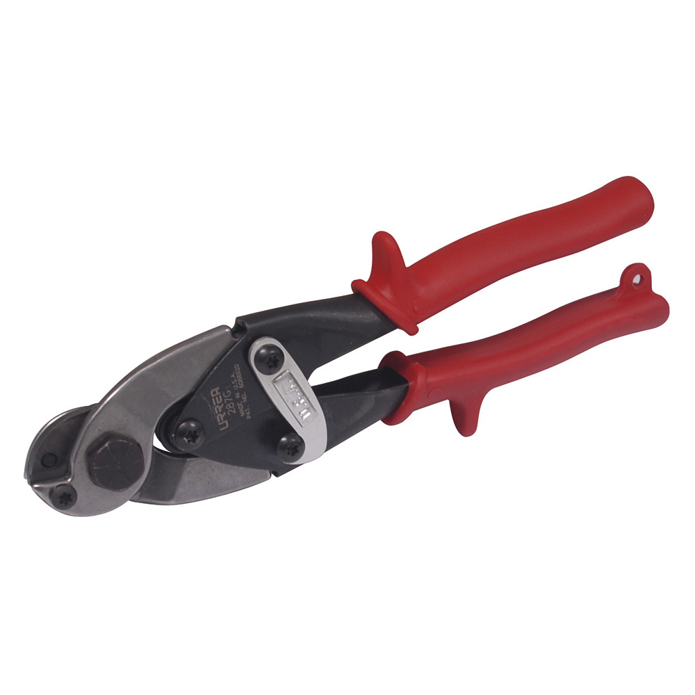 Tijera con mango rubber grip corta cable y alambre de acero de 9"