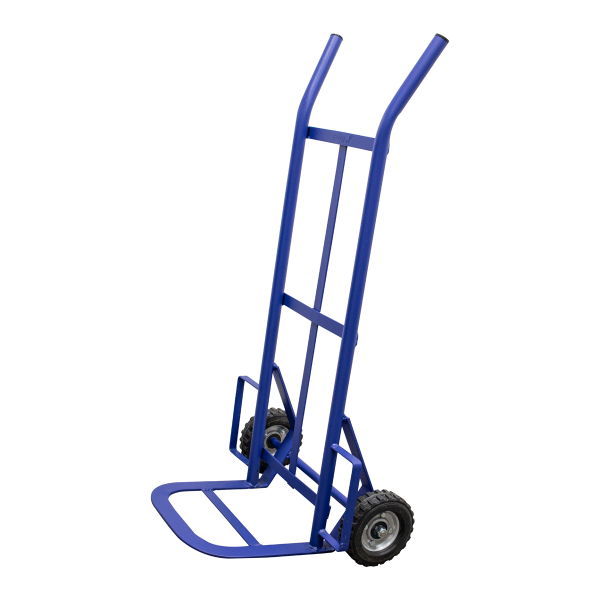 Diablo bodeguero con llanta sólida 6" color azul , capacidad 100 kg