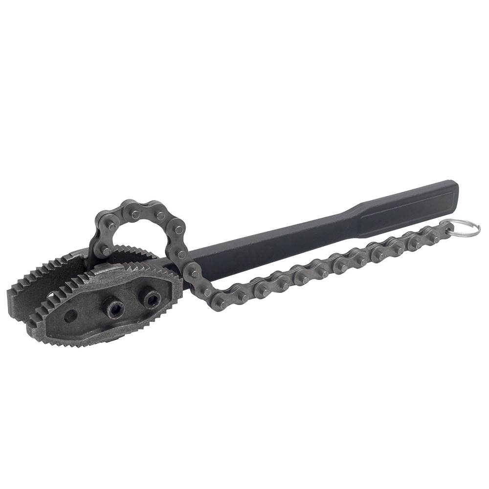 Llave de cadena tipo caimán para tubos de 8"