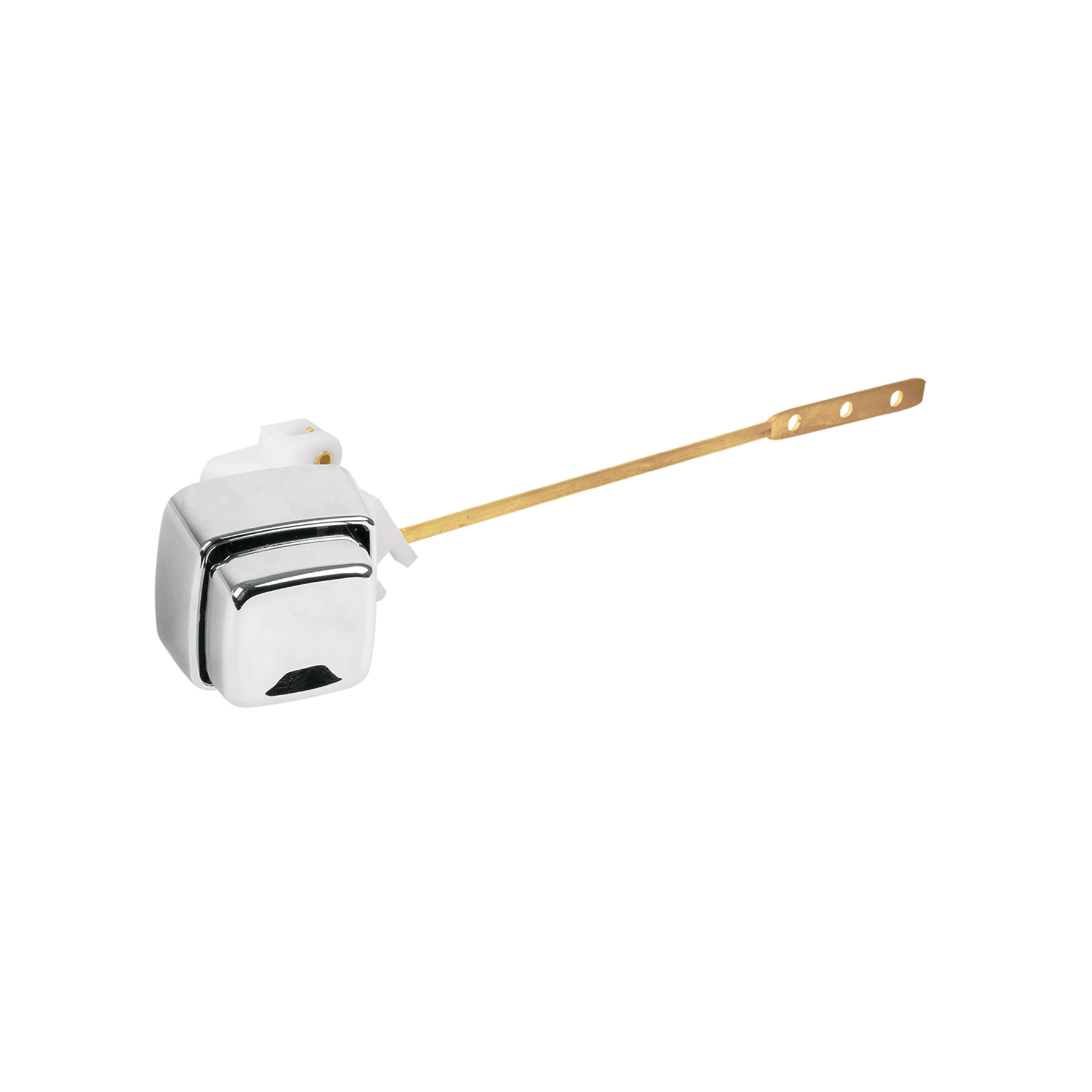 Botón frontal plástico cromado para WC, FOSET