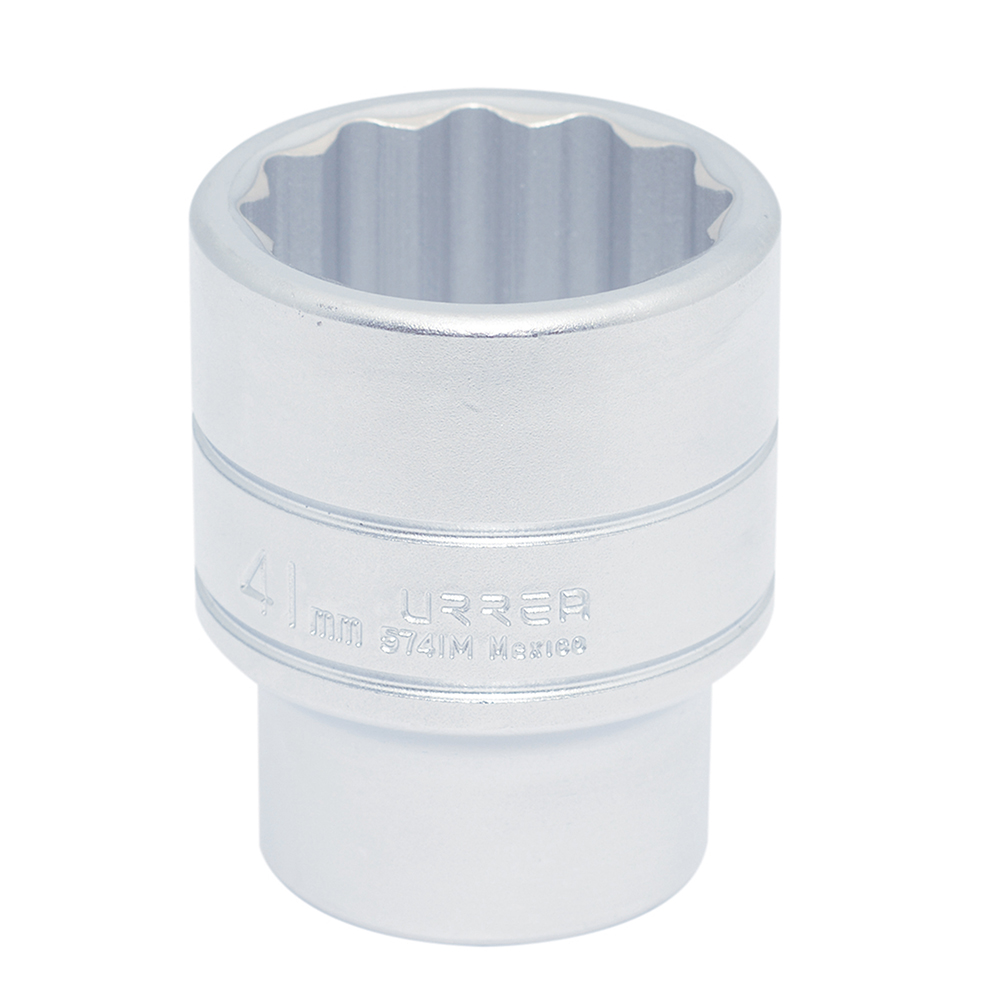 Dado cuadro de 1", 12 puntas, métrico, 41 mm