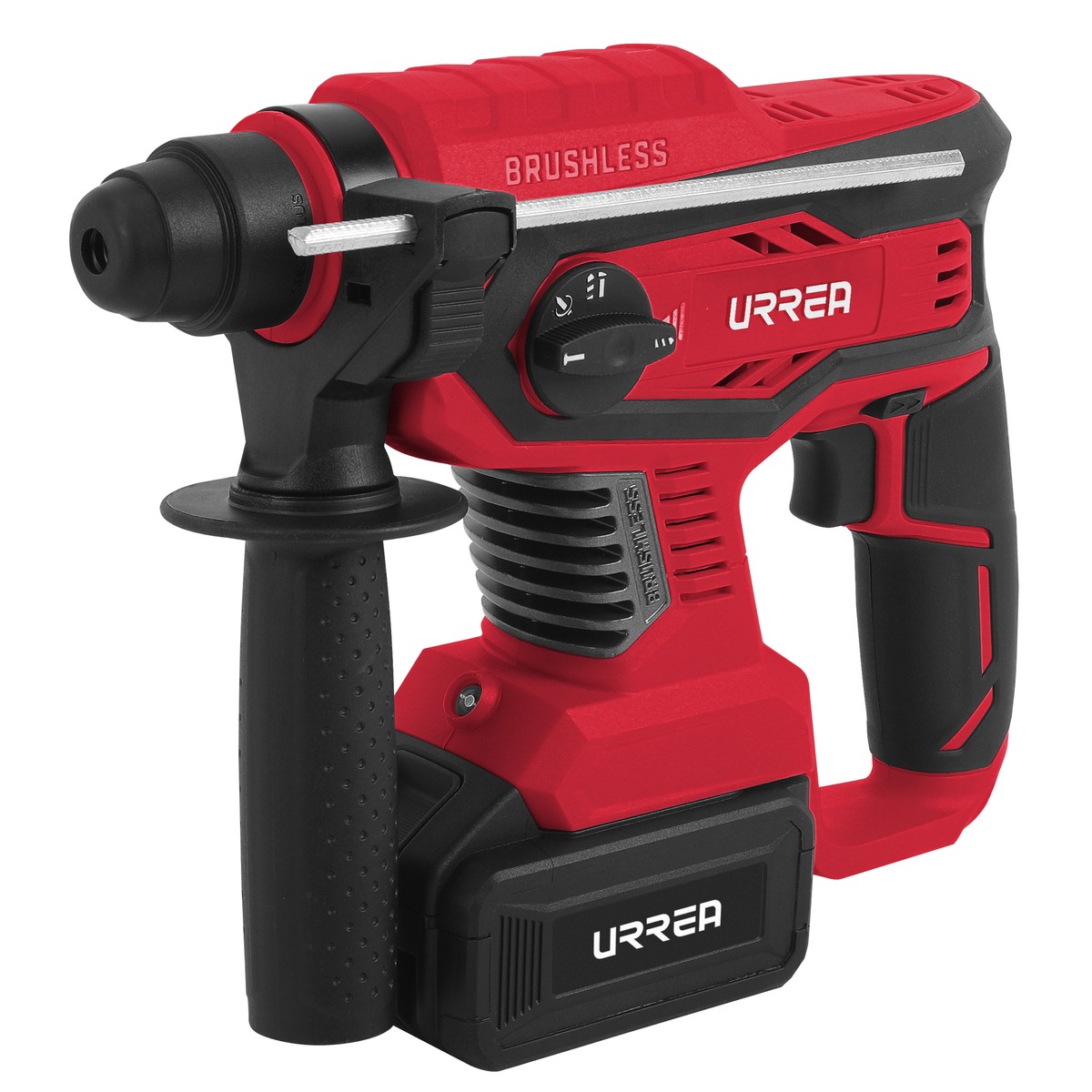 Rotomartillo SDS plus 4Ah a batería Litio-ion 20 V, 1400 RPM