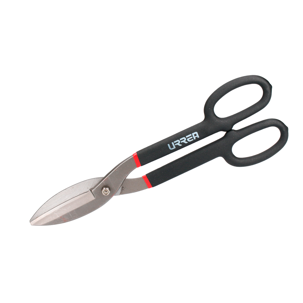 Tijera para hojalatero con mango rubber grip 14"