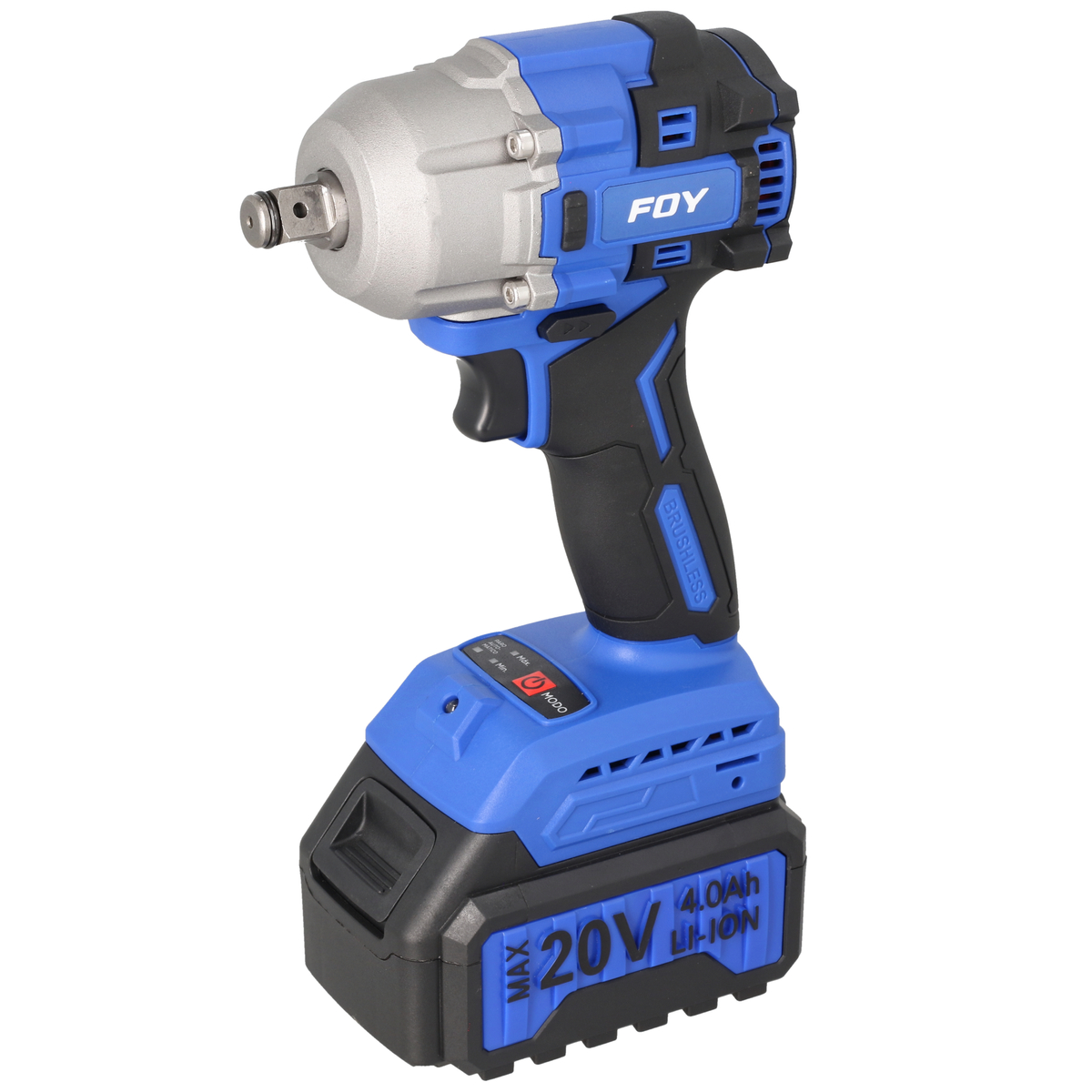 Pistola de impacto 1/2" a batería Litio-ion 20 V, 350 Nm, con batería