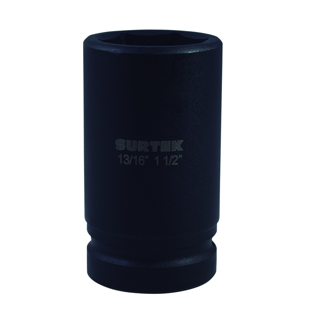 Dado de impacto pulgadas, doble boca, cuadro para capuchón 1", 1-1/2"