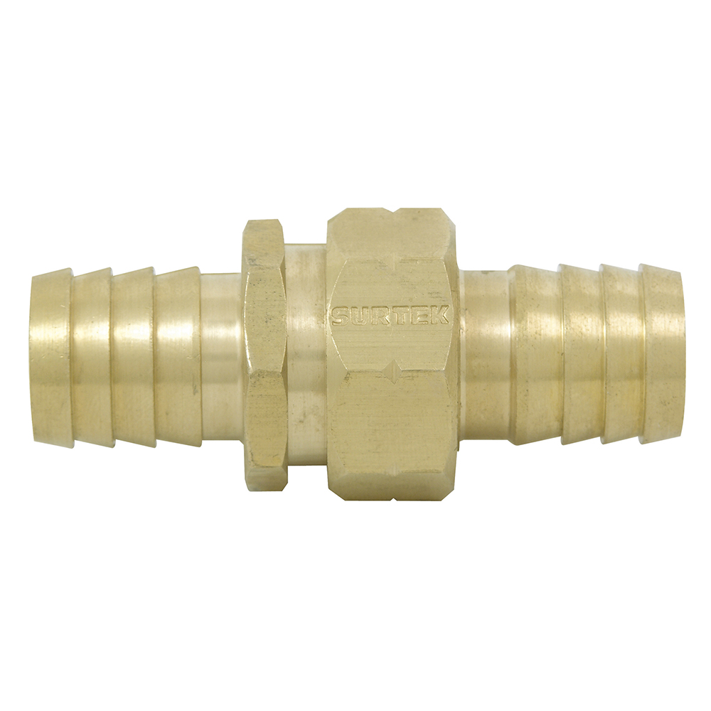 Conector para manguera de riego de latón, 5/8", macho-hembra
