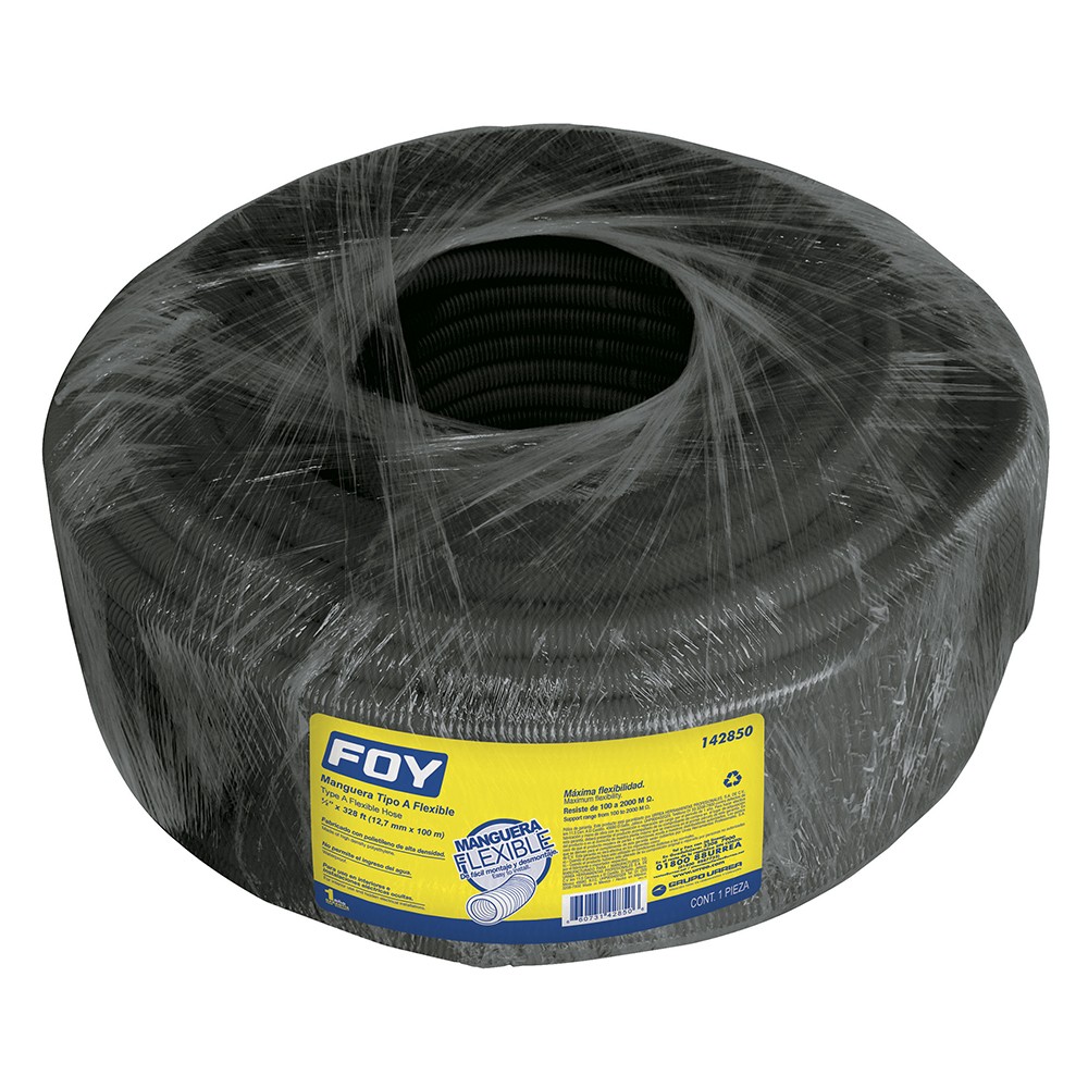 Manguera flexible para cable, reforzada 1/2" 100 m