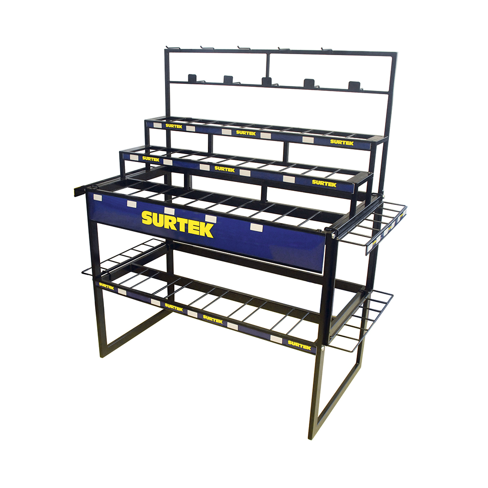 Rack de piso para herramienta de golpe 138 cm x 64 cm x 150 cm