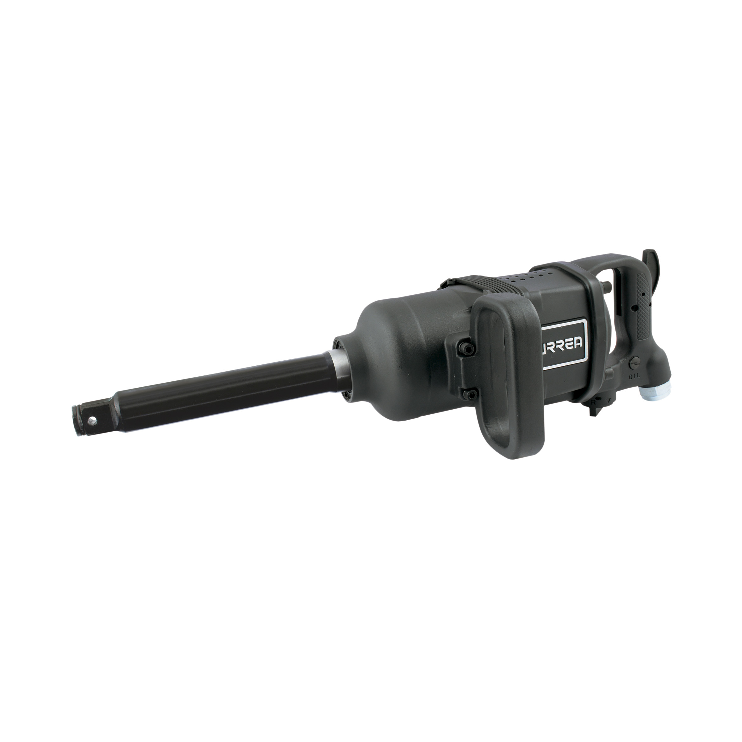 Pistola de impacto neumática cuadro de 1" 2,580 ft-lb con extensión 6" sistema rocking dog