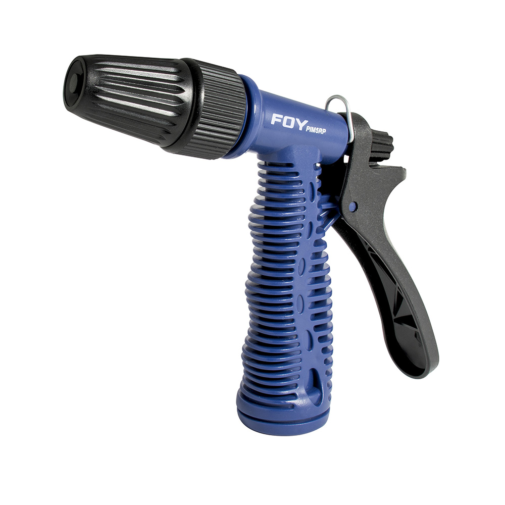 Pistola para riego plástica con boquilla regulable, 3/4" GHT