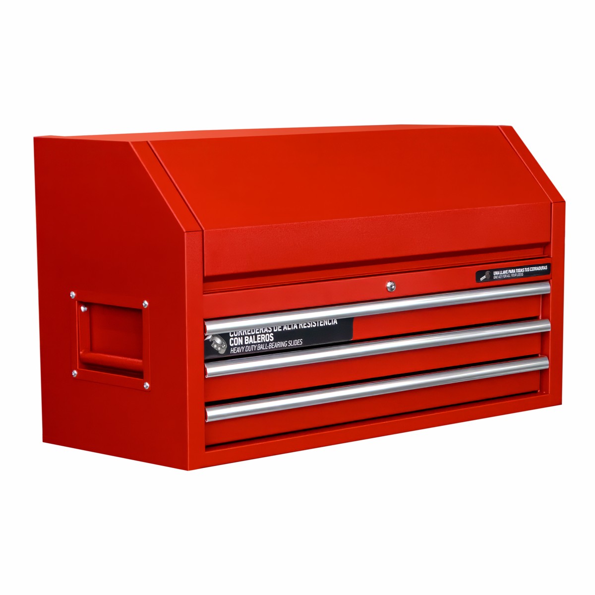 Gabinete superior 3 gavetas color rojo serie P 41"