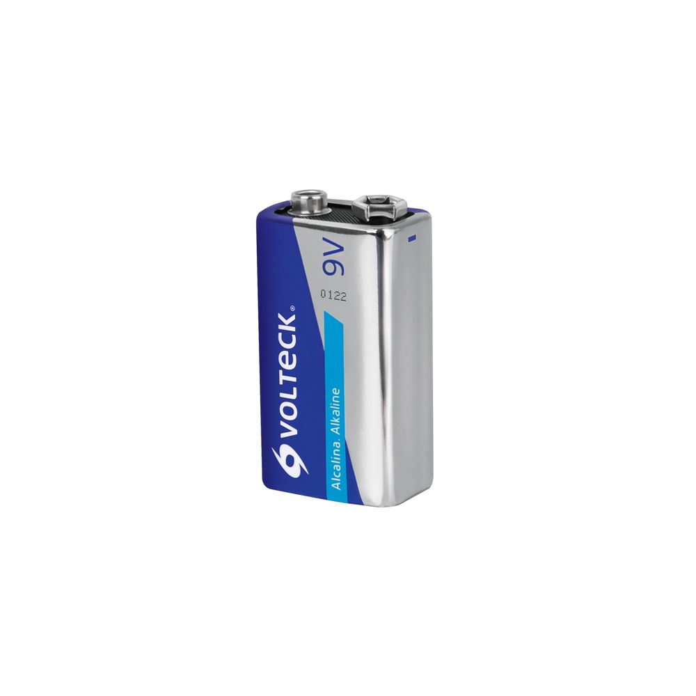 Blíster con 1 pila alcalina 9V, VOLTECK