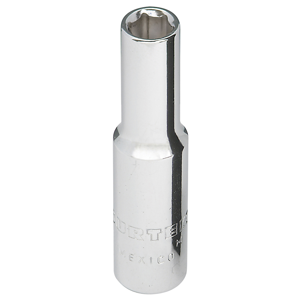Dado largo cuadro de 1/4", 6 puntas, en pulgadas, 1/4"