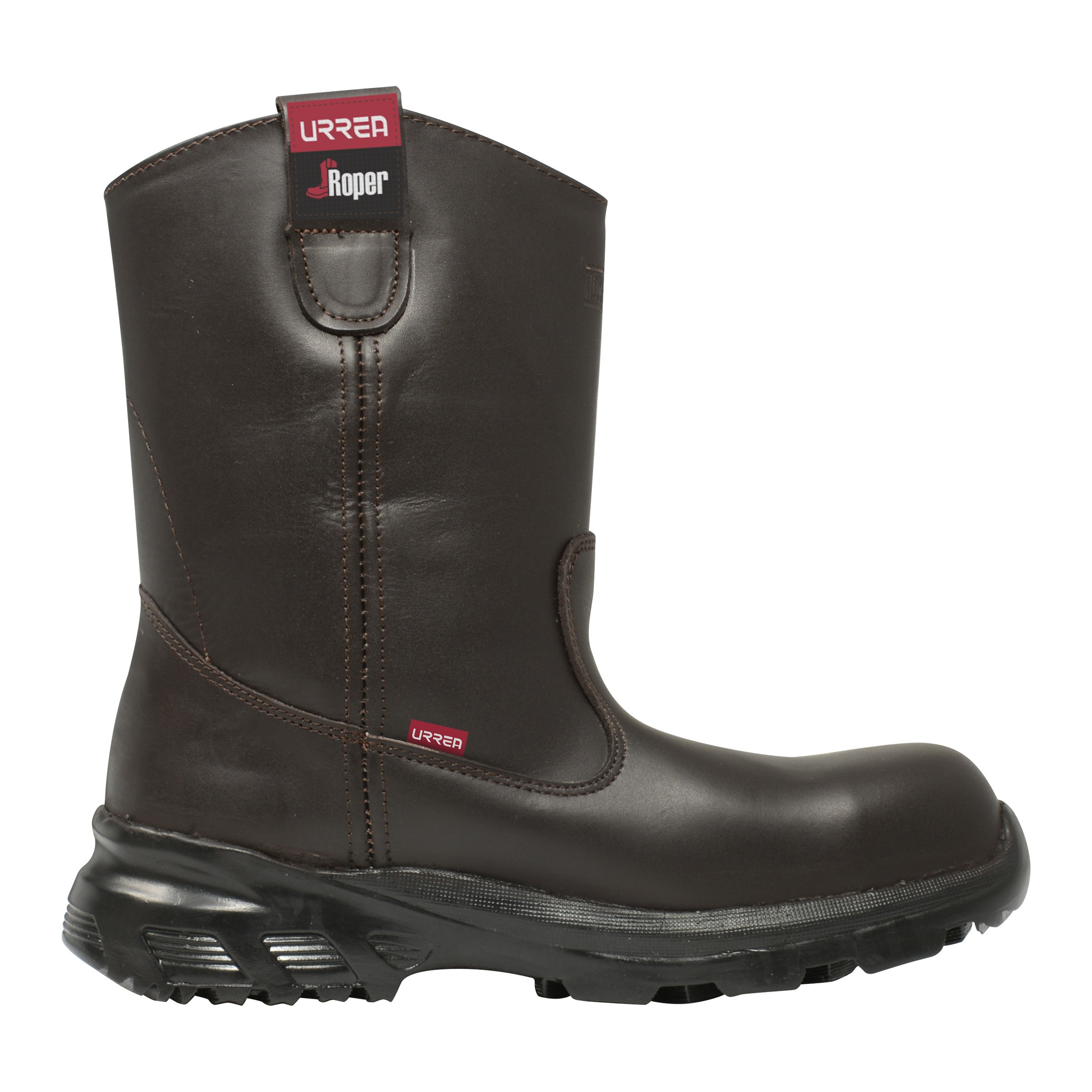 Botas de seguridad dieléctricas tipo roper con casquillo de acero #27 cm