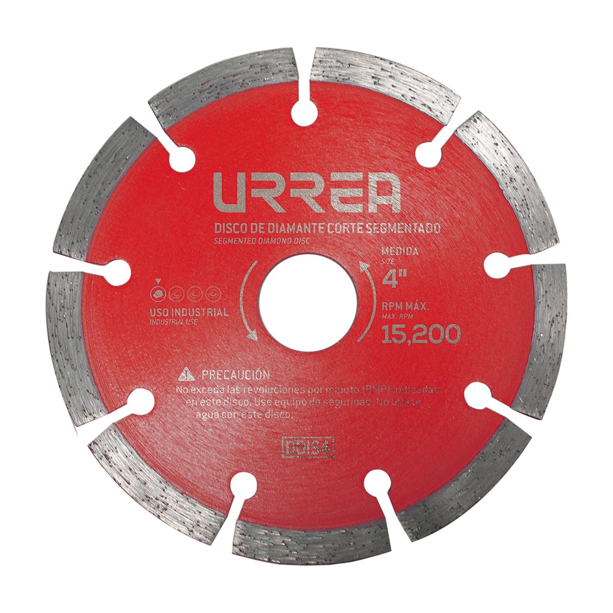 Disco de diamante segmentado, , 4-1/2",13,2000 RPM