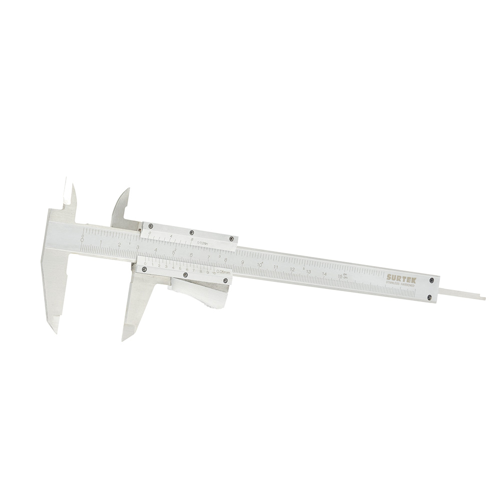 Calibrador pie de rey análogo vernier autolock 0-6"