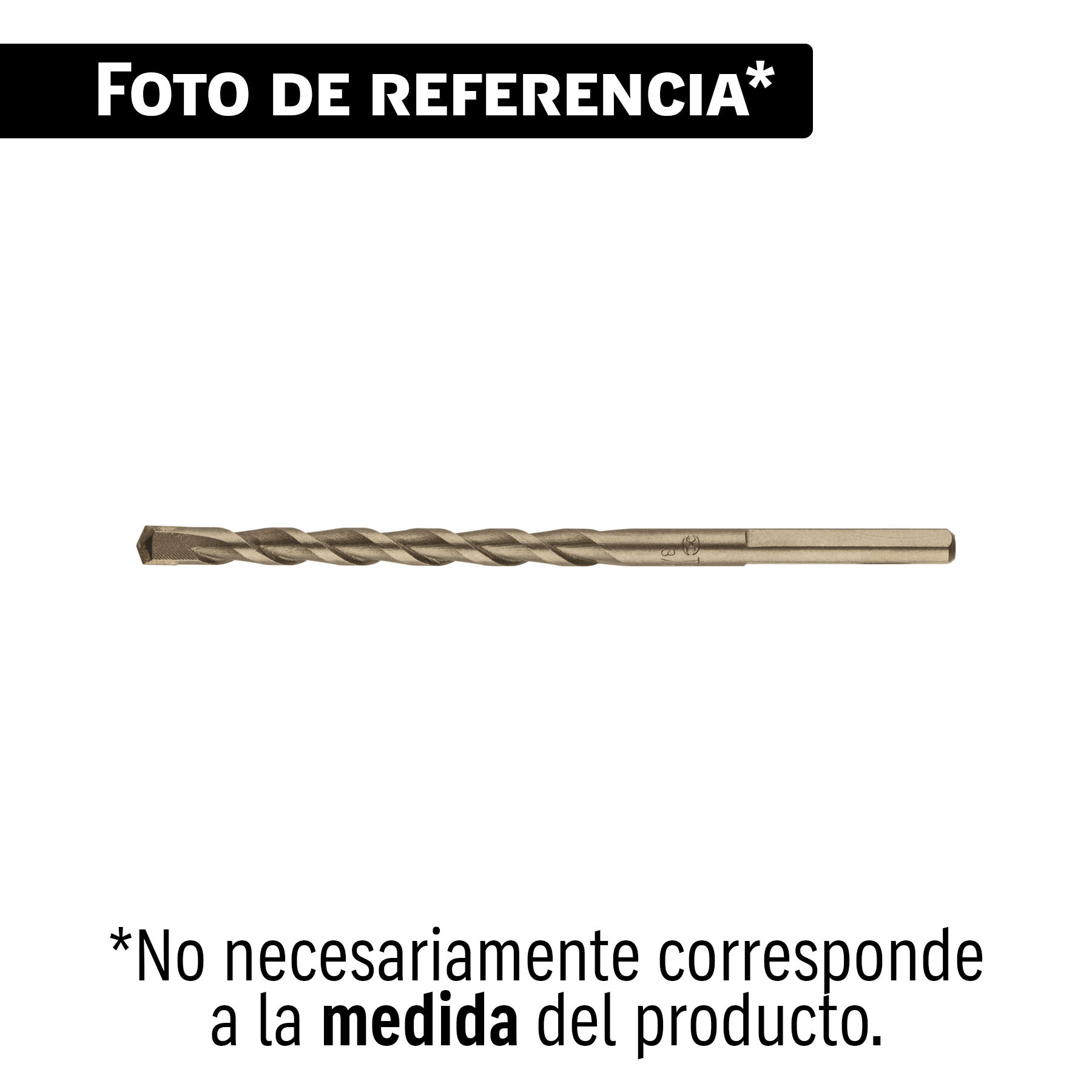 Broca para concreto de 5/8 x 6' en blíster, TRUPER