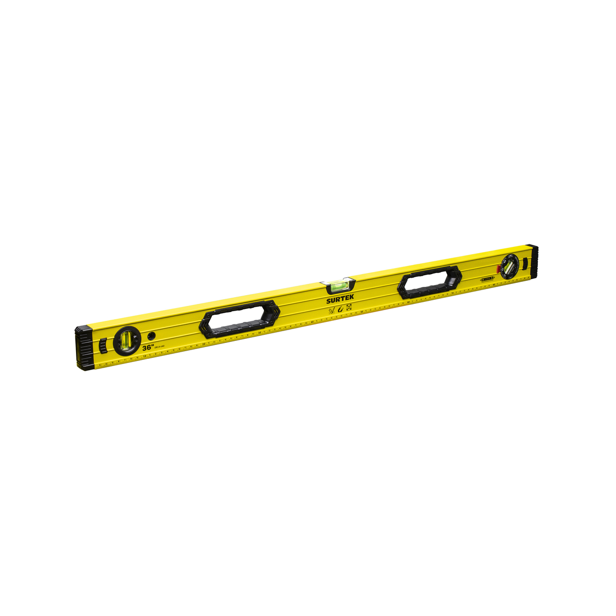 Nivel magnético anti-impacto de aluminio 36"