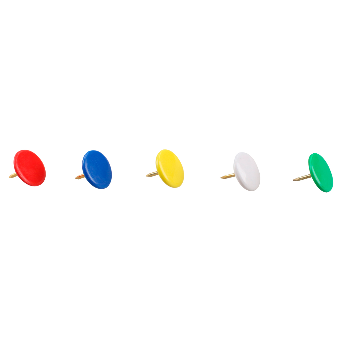 Chinches con cabeza cubierta de PVC de colores, 100 piezas