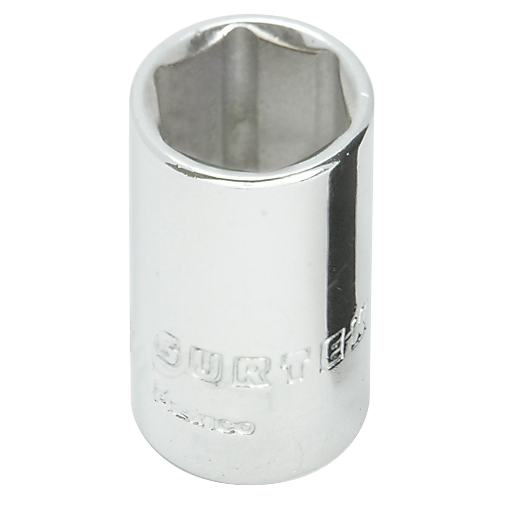 Dado cuadro de 1/4", 6 puntas, en pulgadas, 11/32"