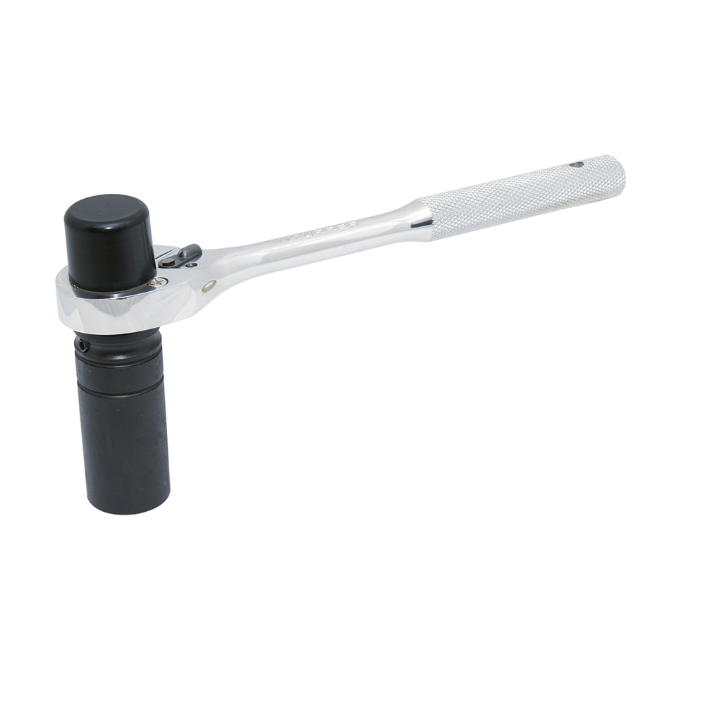 Matraca reversible con cabeza de golpe para dado de 7/8" y 1/2"