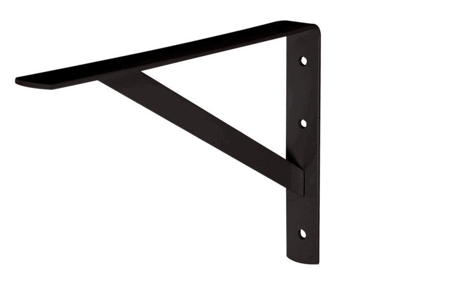 Mensula Reforzada Color Negro 10"x16"