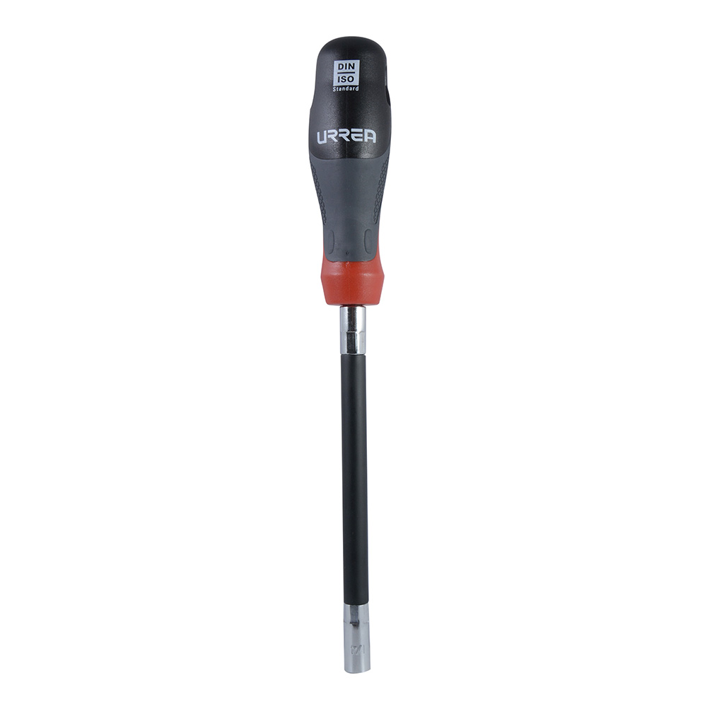 Destornillador flexible magnético con mango trimaterial para puntas 1/4"