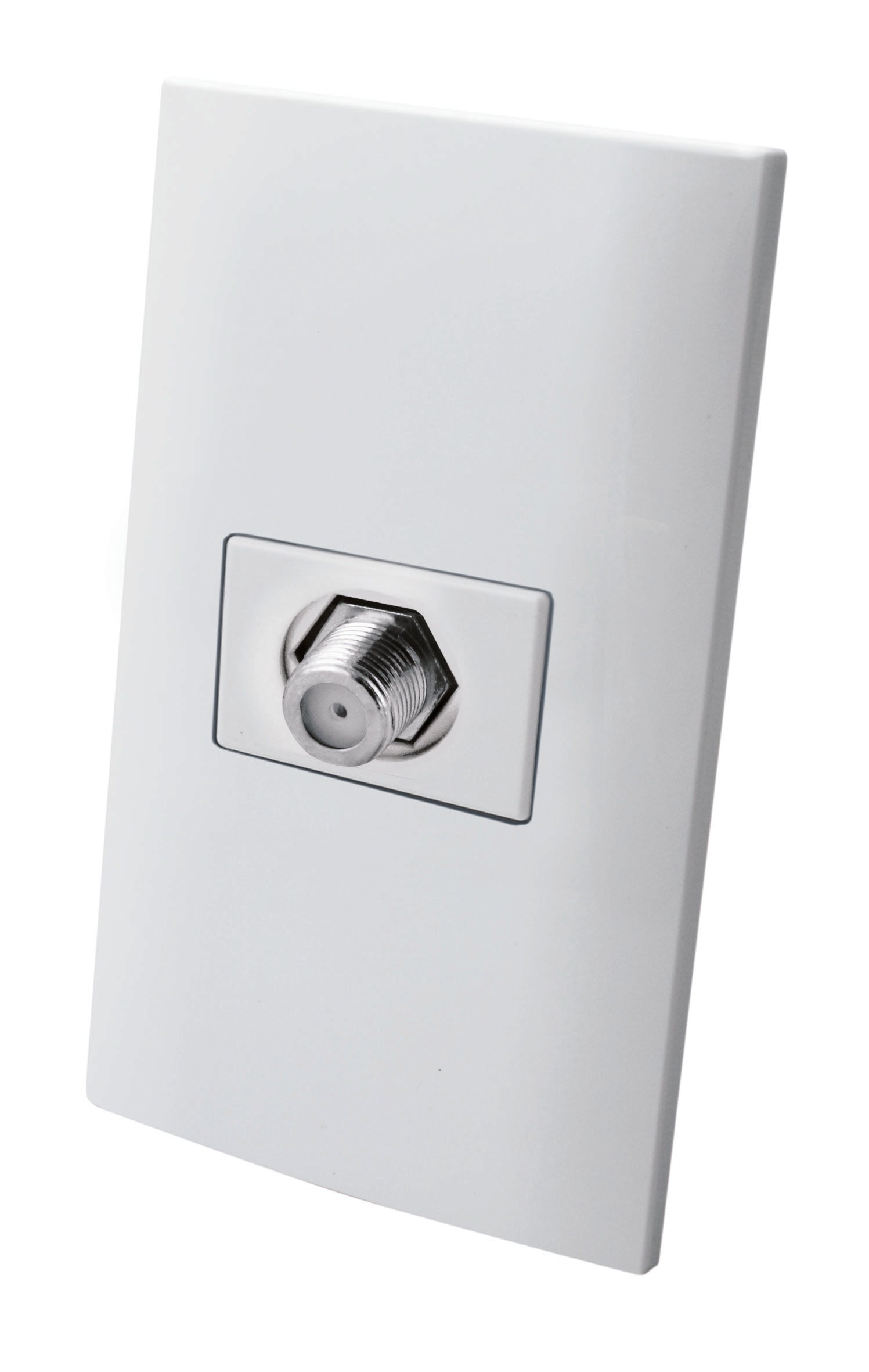 Receptaculo para tv con placa plastica - Champagne - Linea ALTIMUS