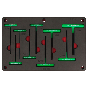 Juego de llaves hexagonales tipo "T" Torx 9 piezas, CH276P-C