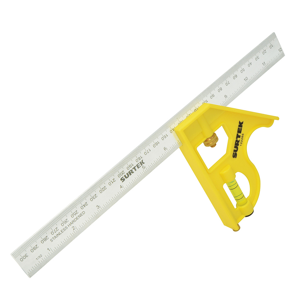 Escuadra de combinación con cabeza plástica 12"