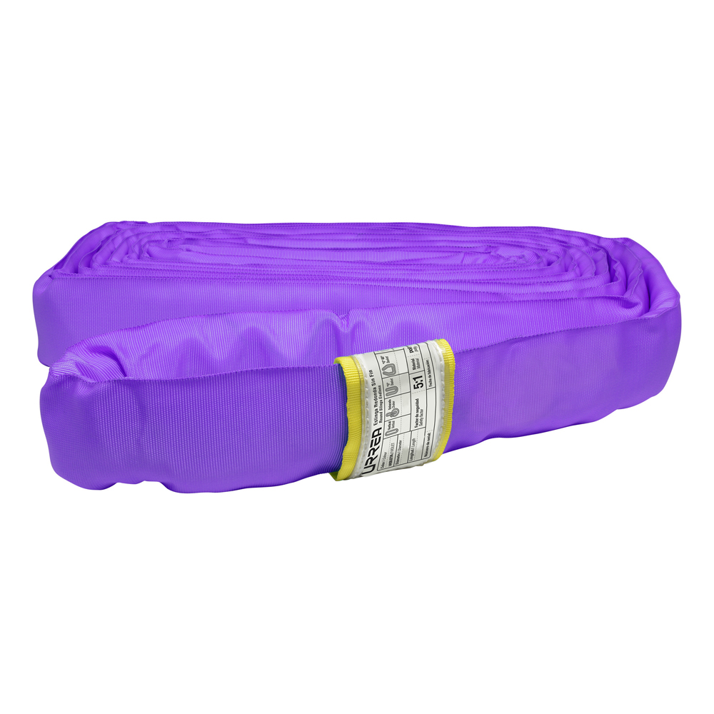 Eslinga de poliéster redonda sin fin violeta 2 m, 1 ton