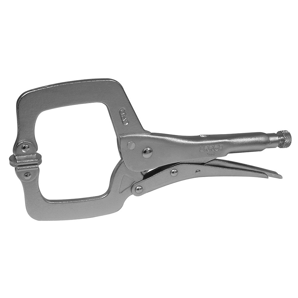 Pinza de presión cromada ajustable tipo "C" de 11"