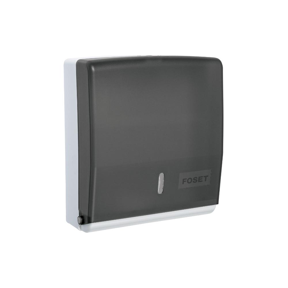 Dispensador de ABS para toallas de papel, humo, FOSET