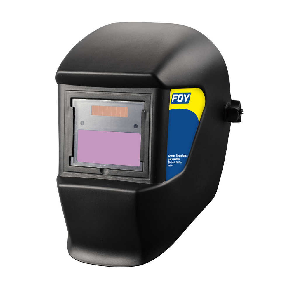 Careta electrónica para soldar, visión 92 x 42, encendido y apagado autom