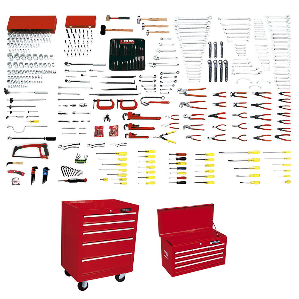 Industrial combined master tool set with cabinet EX27M5, EX27S6, 441 piece