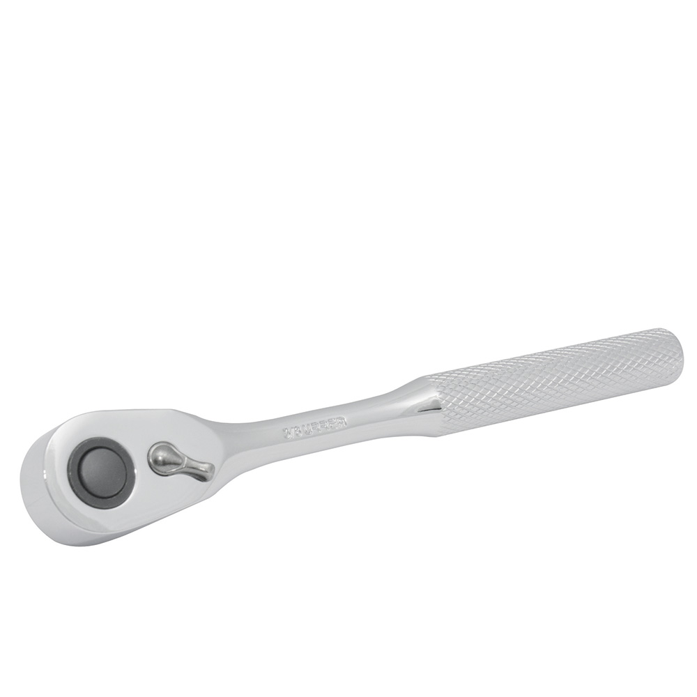 Matraca reversible cromada, quick release, para dado cuadro de 3/8", 7"