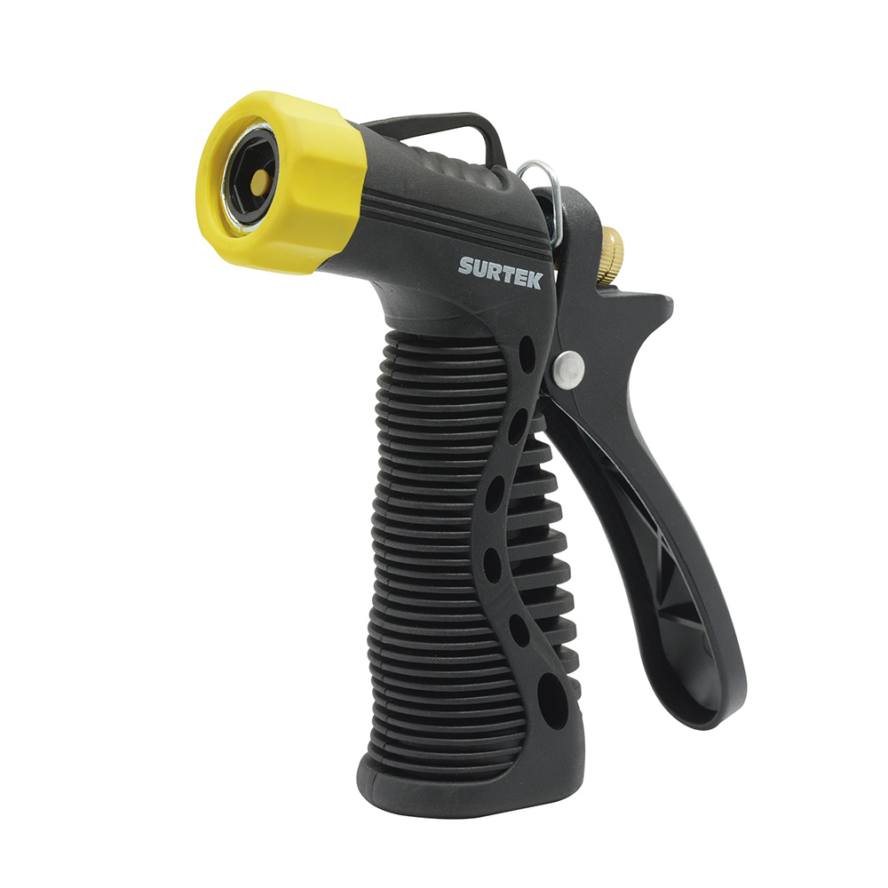 Pistola para riego con recubrimiento de PVC con boquilla metálica, 3/4" GHT