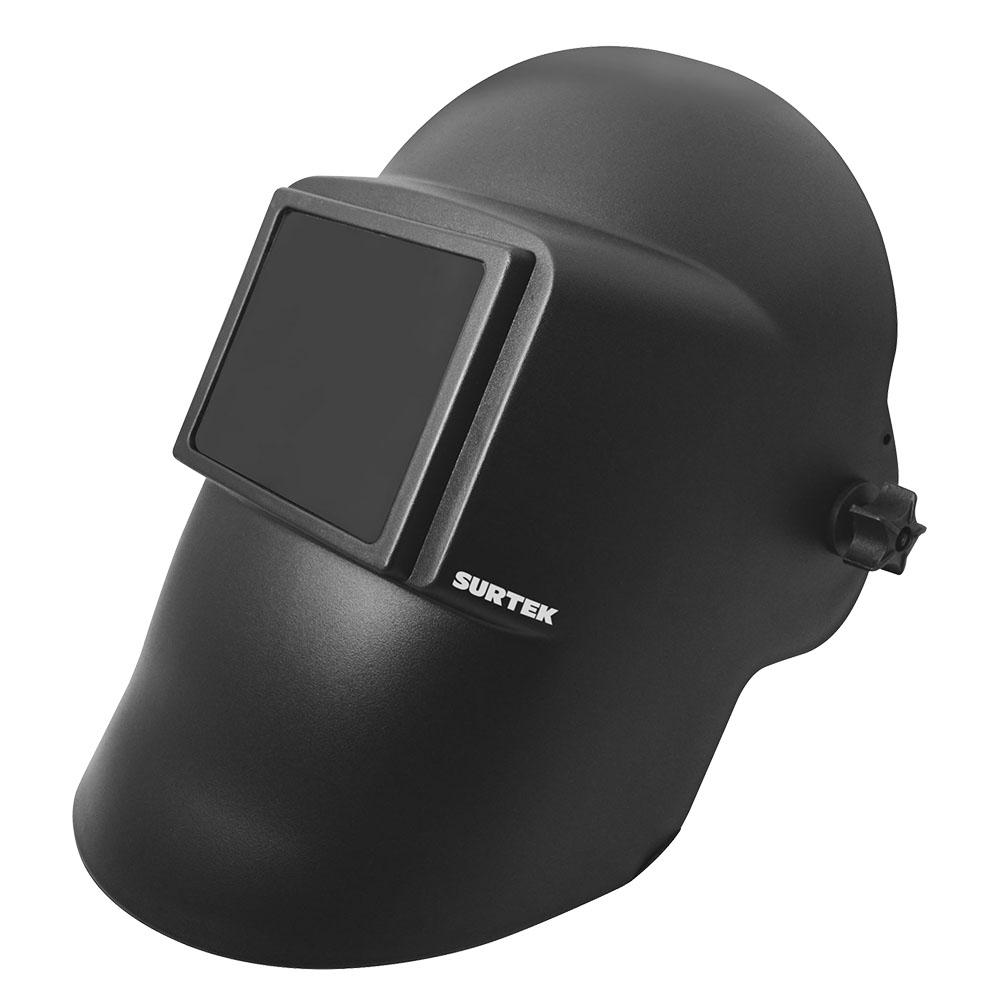 Careta para soldar, vision 107 x 87, lente amplio y ajuste de matraca